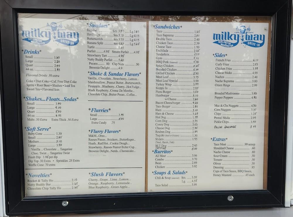 Milky Way Menu image 2